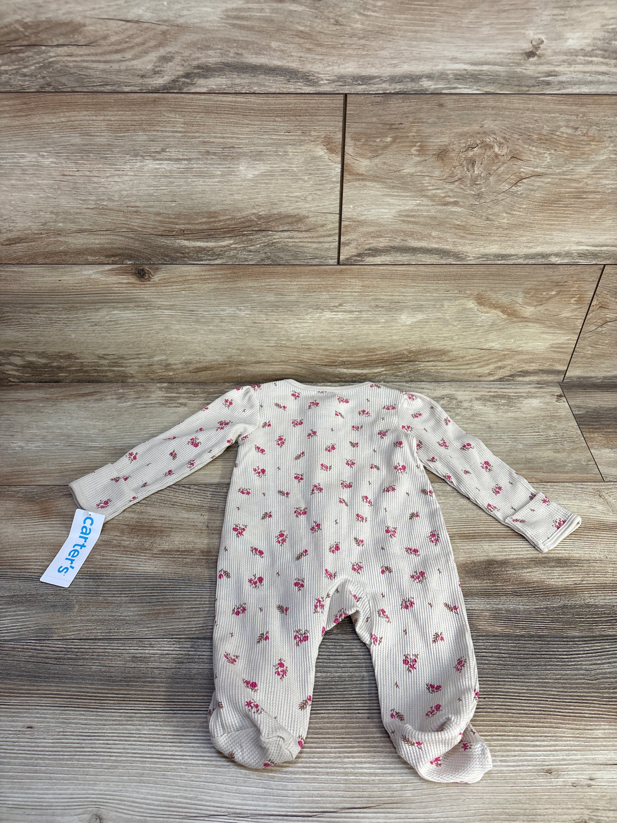 NEW Carter's Waffle Knit Sleeper Beige sz 3m