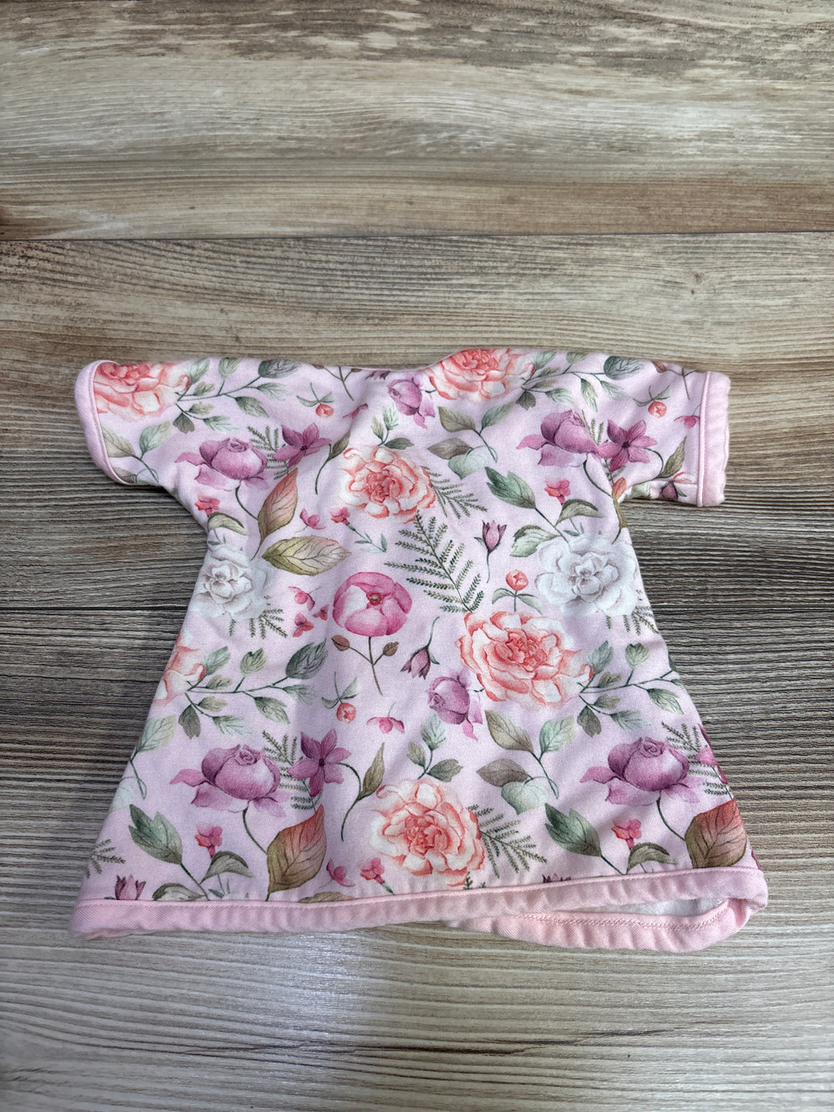 Perfectly Preemie NICU Friendly Bamboo Open-Shoulder Wrap Dress Pink sz Preemie