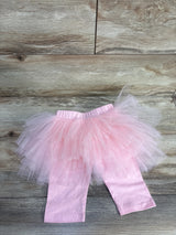 Bon Jour Ange Tulle Skirt Leggings Pink sz 3-6m