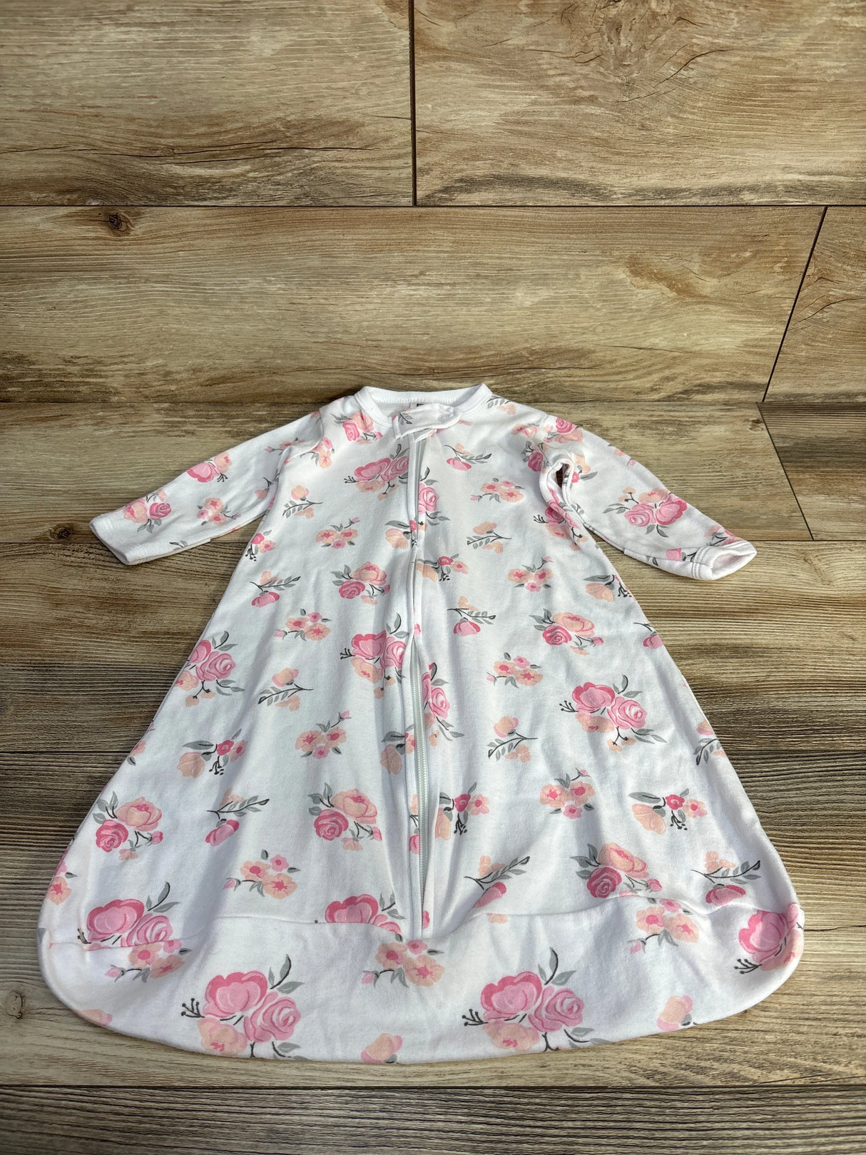 Hudson Baby Floral Sleeping Bag White sz 0-3m