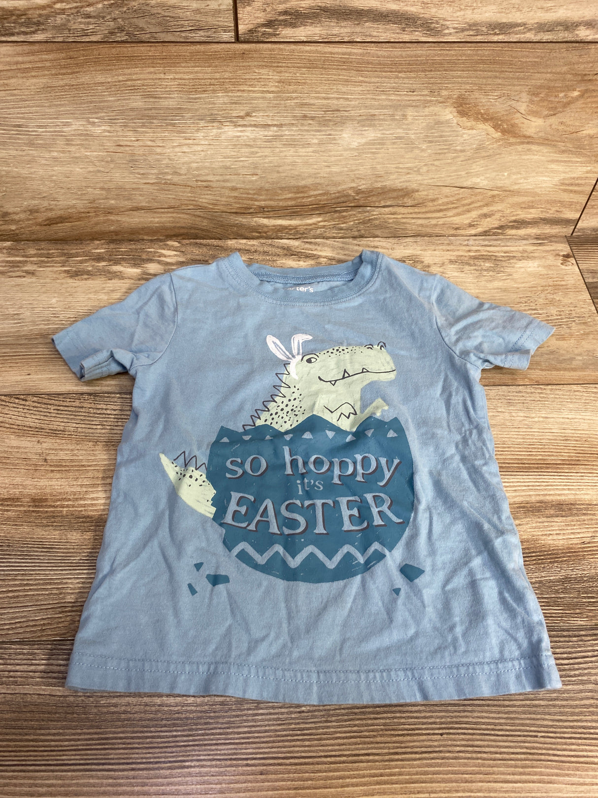 Just One You So Hoppy It's Easter Shirt Blue sz 2T