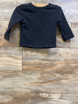 Children's Place Shirt Black sz 9-12m