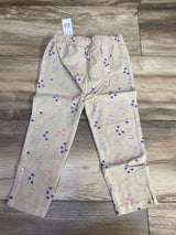NEW Baby Gap Hearts Leggings Tan sz 2T