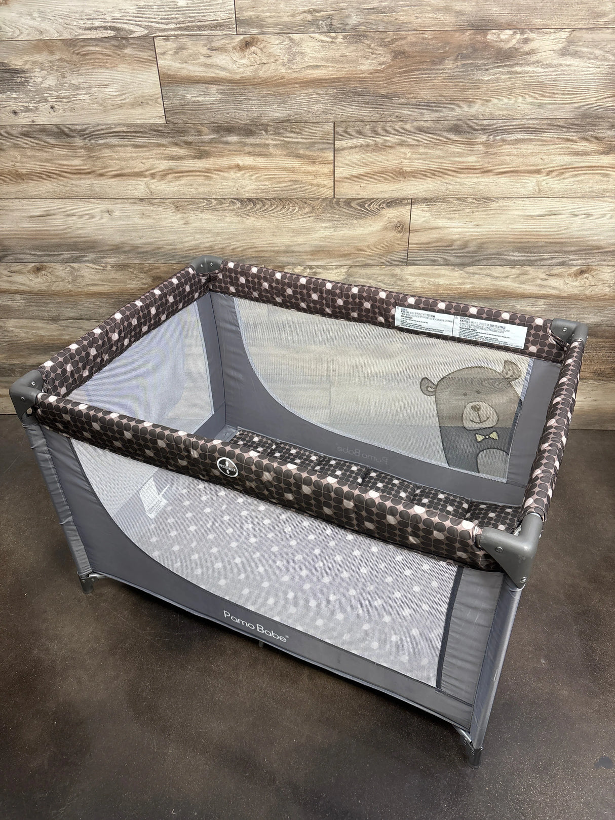 Pamo Babe Portable Playard, Grey*
