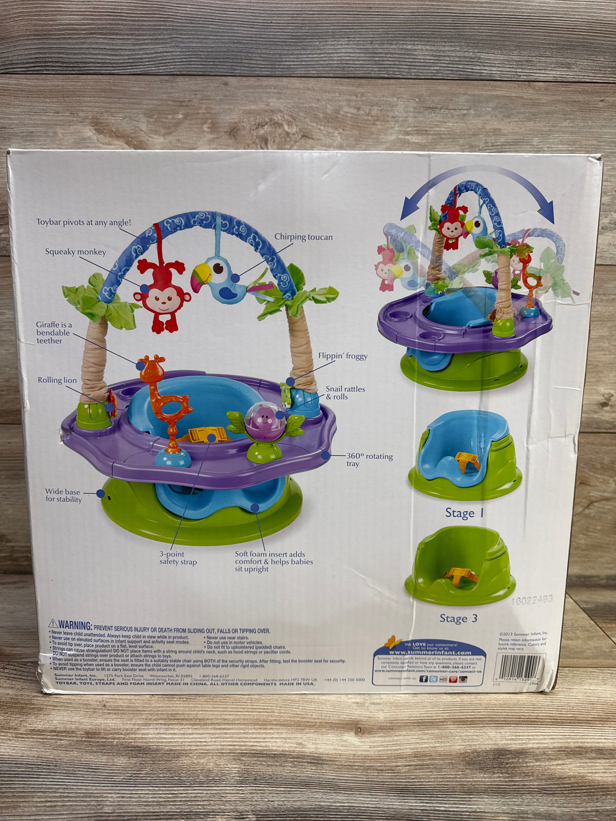 NEW Summer Infant Deluxe SuperSeat - Island Giggles