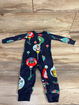 Disney 100 Frozen Christmas Sleeper Navy sz 6-9m