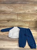 H&M Spider-Man 2pc Pullover Sweatshirt & Pants Set Blue sz 18m