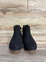 NEW Cat & Jack Penelope Zipper Booties Black sz 6c