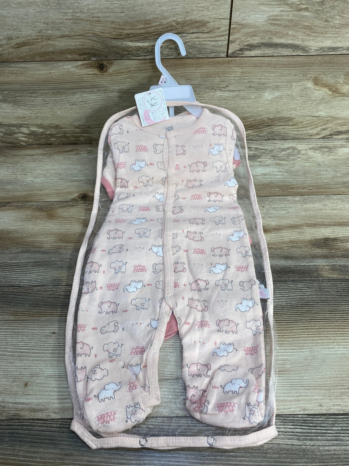 NEW Little & Loved 6pc Gift Set Pink sz 3-6m