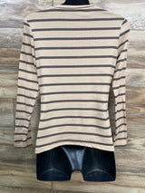 Shein Ribbed Shirt Tan sz Large