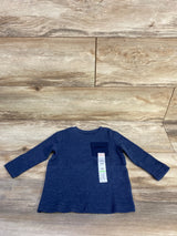 NEW Jumping Beans Long Sleeve Shirt Blue sz 12m
