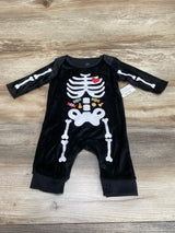 NEW Baby Starters Skeleton Coverall Black sz 3m - Me n Mommy To Be