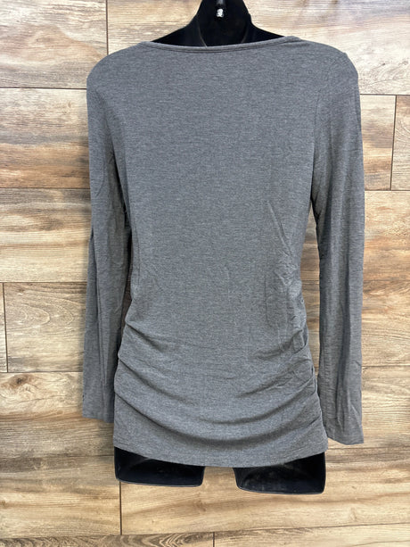 Cuddl Duds Long Sleeve Ballet Top Grey sz Small - Me n Mommy To Be