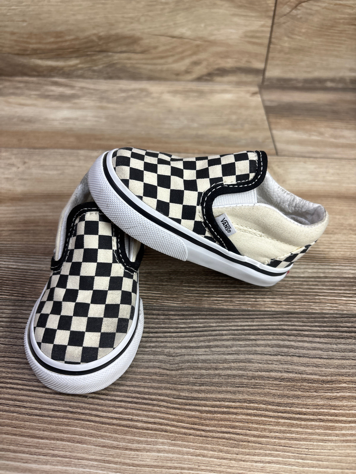 Vans Classic Slip-On Checkerboard Sneakers sz 5c
