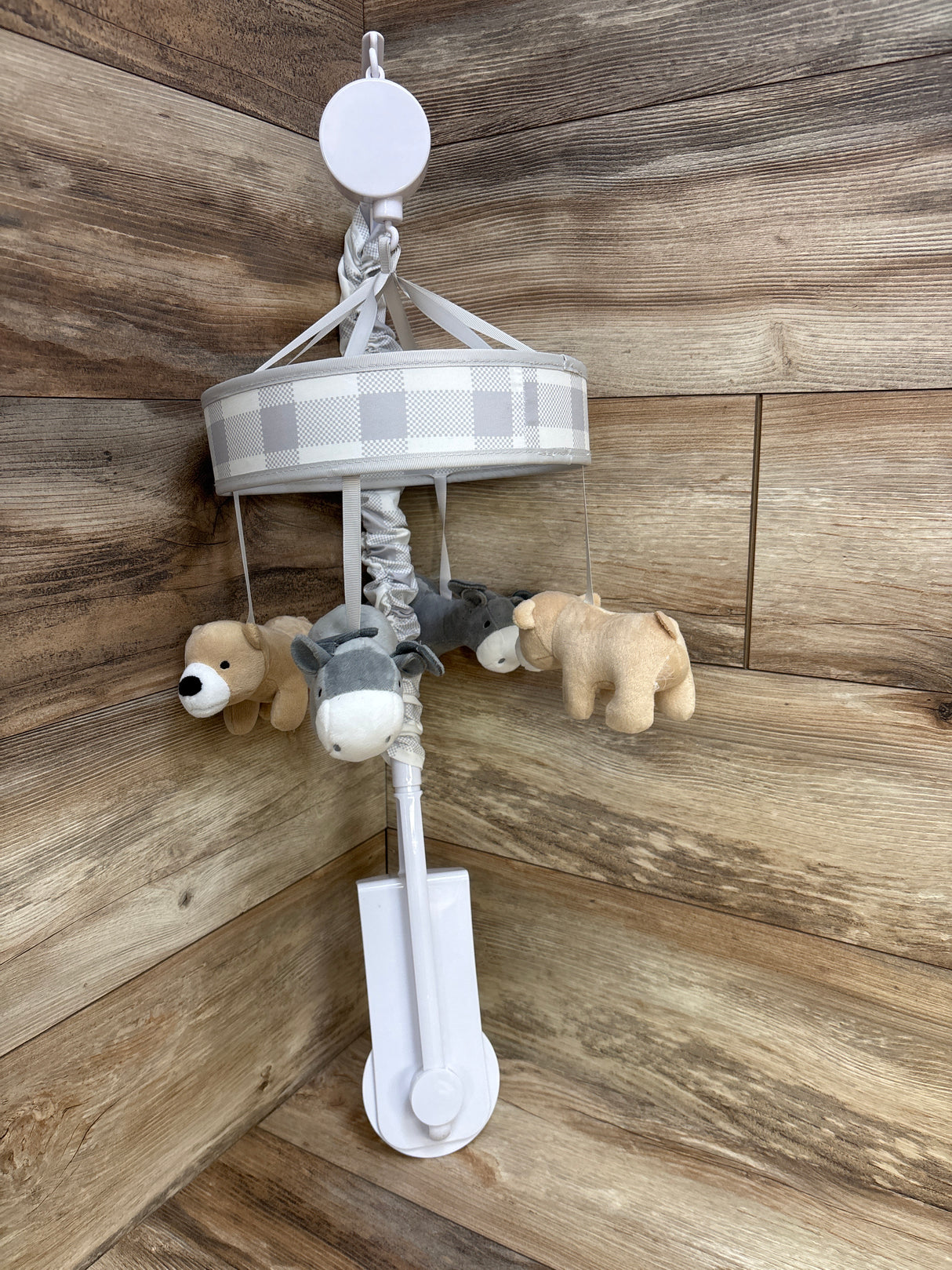 Wendy Bellissimo Musical Crib Mobile-Grey
