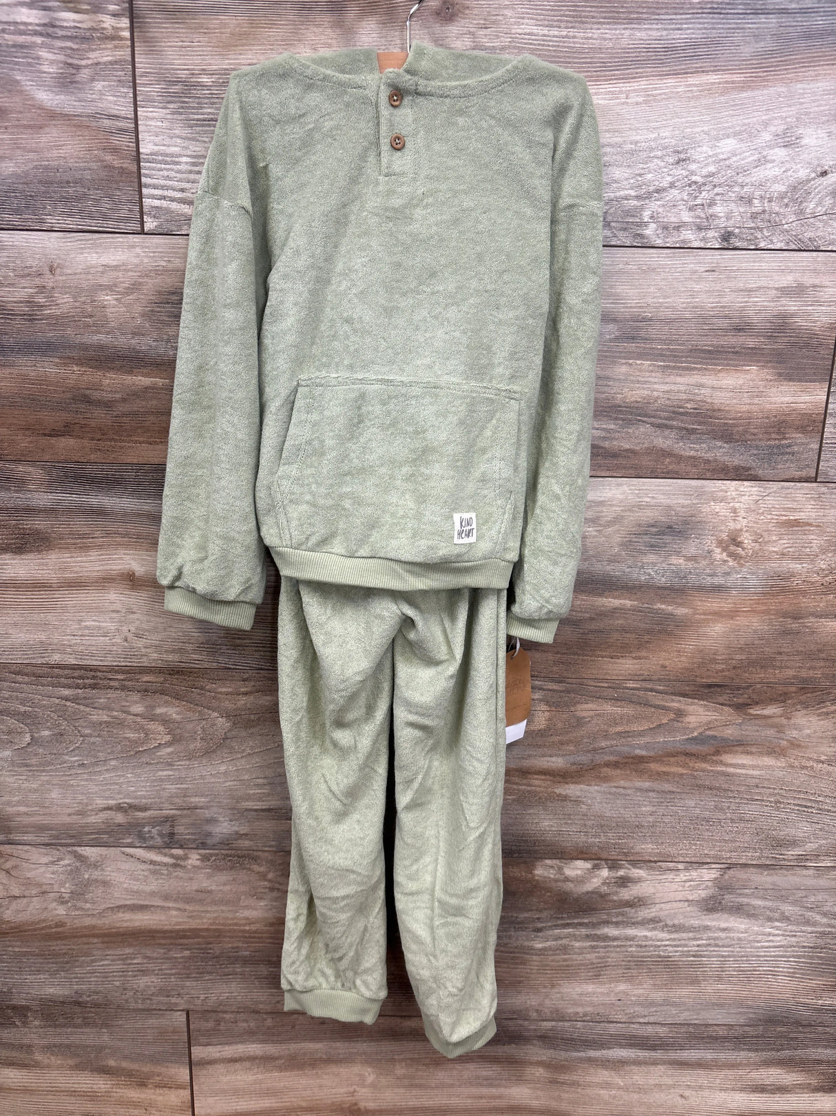 NEW Grayson Collective 2pc Sweatshirt & Joggers Set Green sz 5T