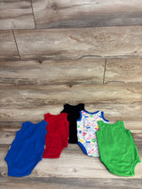 Justice League 5pk Bodysuits White sz 3-6m