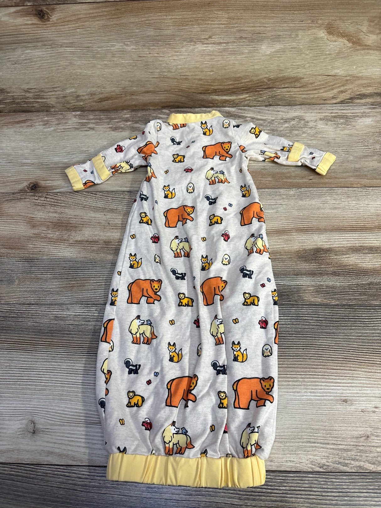 Monica + Andy Organic Soft Touch Gown in Forest Friends sz Newborn