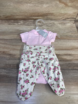 NEW Children's Place 2pc Kimono Bodysuit & Footed Pant Set Pink sz Newborn