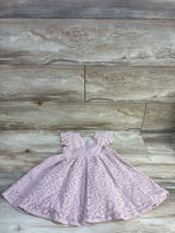KYAIGUO Elegant Lace Dress Pink sz 12-18m