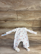 NEW Child of Mine Owl Print Sleeper White sz 0-3m