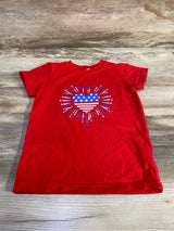 Wild and Happy Stars & Stripes Shirt Red sz 2T