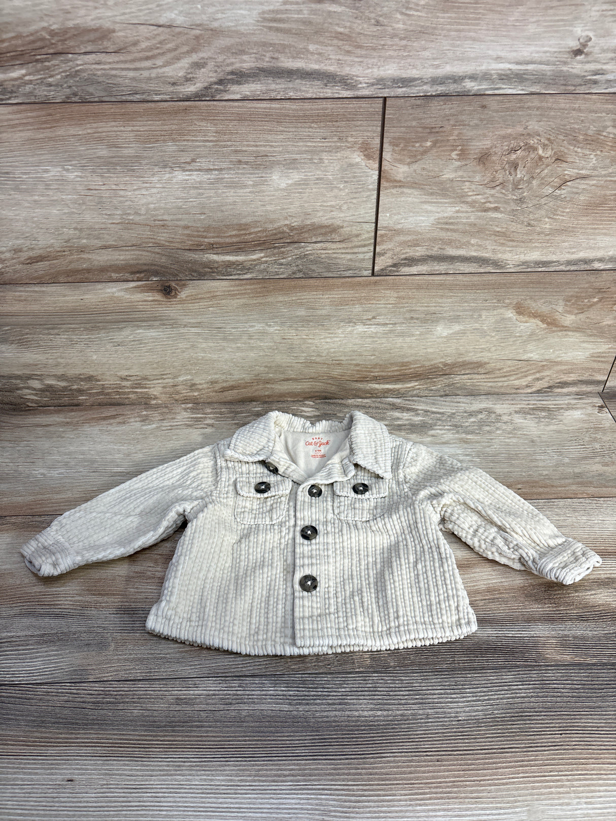 Cat & Jack Corduroy Jacket Beige sz 6-9m