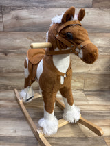 Qaba Plush Wooden Toddler Rocking Horse