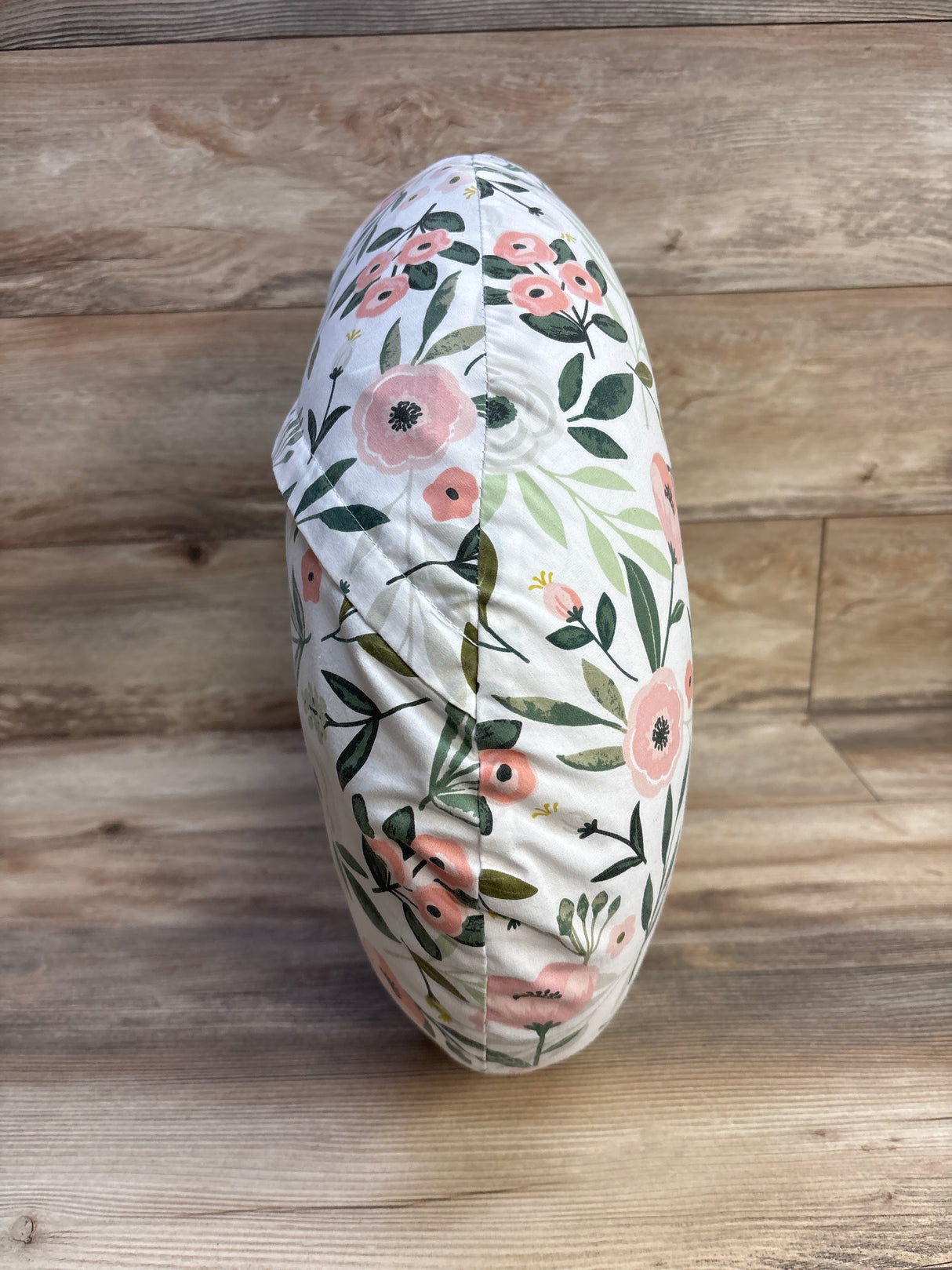 Boppy Nursing Pillow with Pink Garden Slipcover