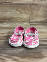Hey Dude Wendy Funk Cowgirl Bling Slip On Pink Sneakers sz 5.5c