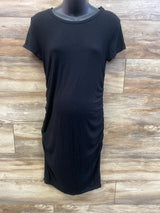 Time & Tru Maternity Ruched Dress Black sz Small (4-6)