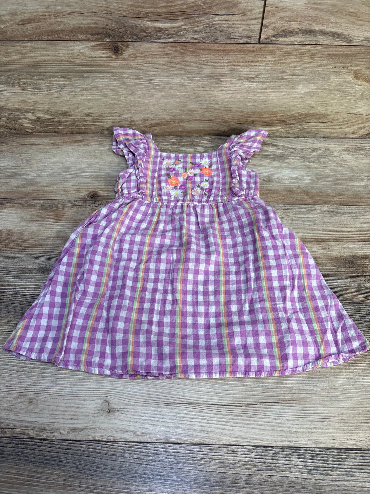 Cat & Jack Embroidered Dress Purple sz 3T