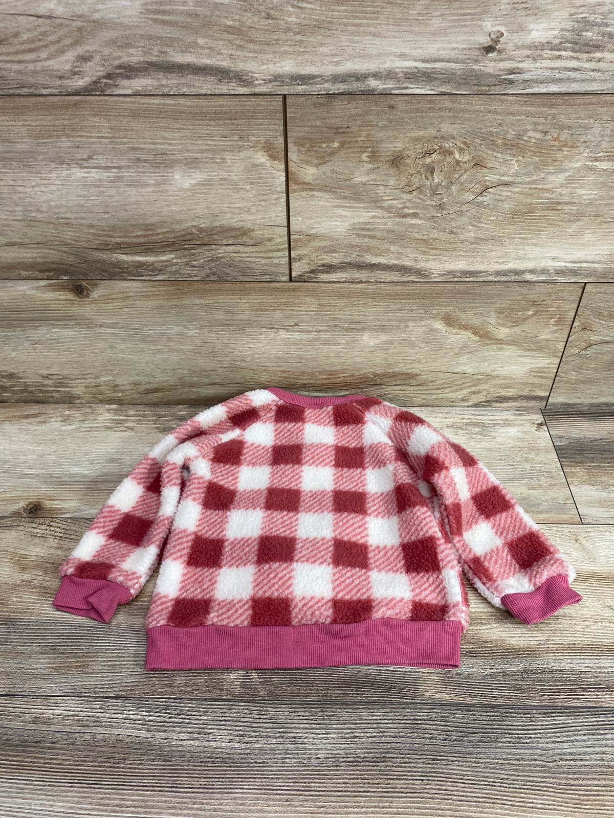 Mini Threads Sherpa Sweatshirt Pink sz 18m