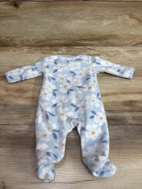 Just One You Blanket Sleeper Blue sz Newborn