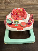 Safety 1st Ready, Set, Walk! DX Developmental Baby Walker in Coral Geo