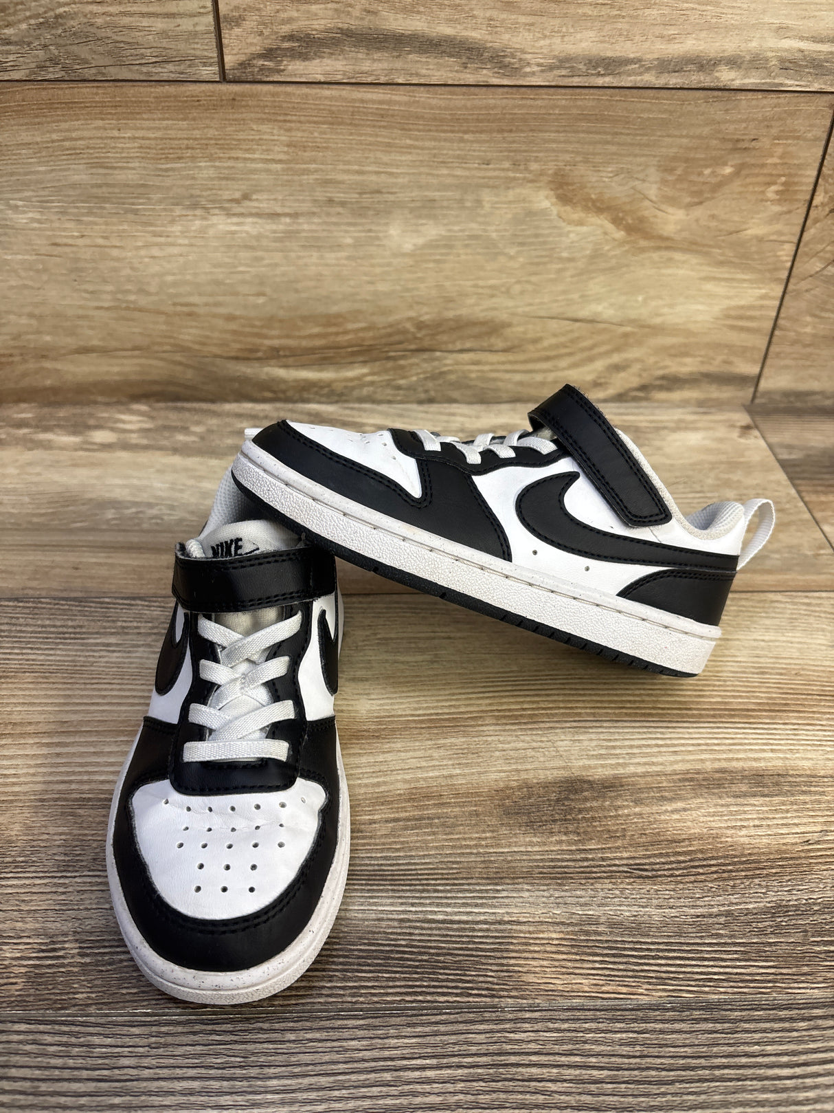 Nike Court Borough Low Recraft Shoes Black/White sz 12c