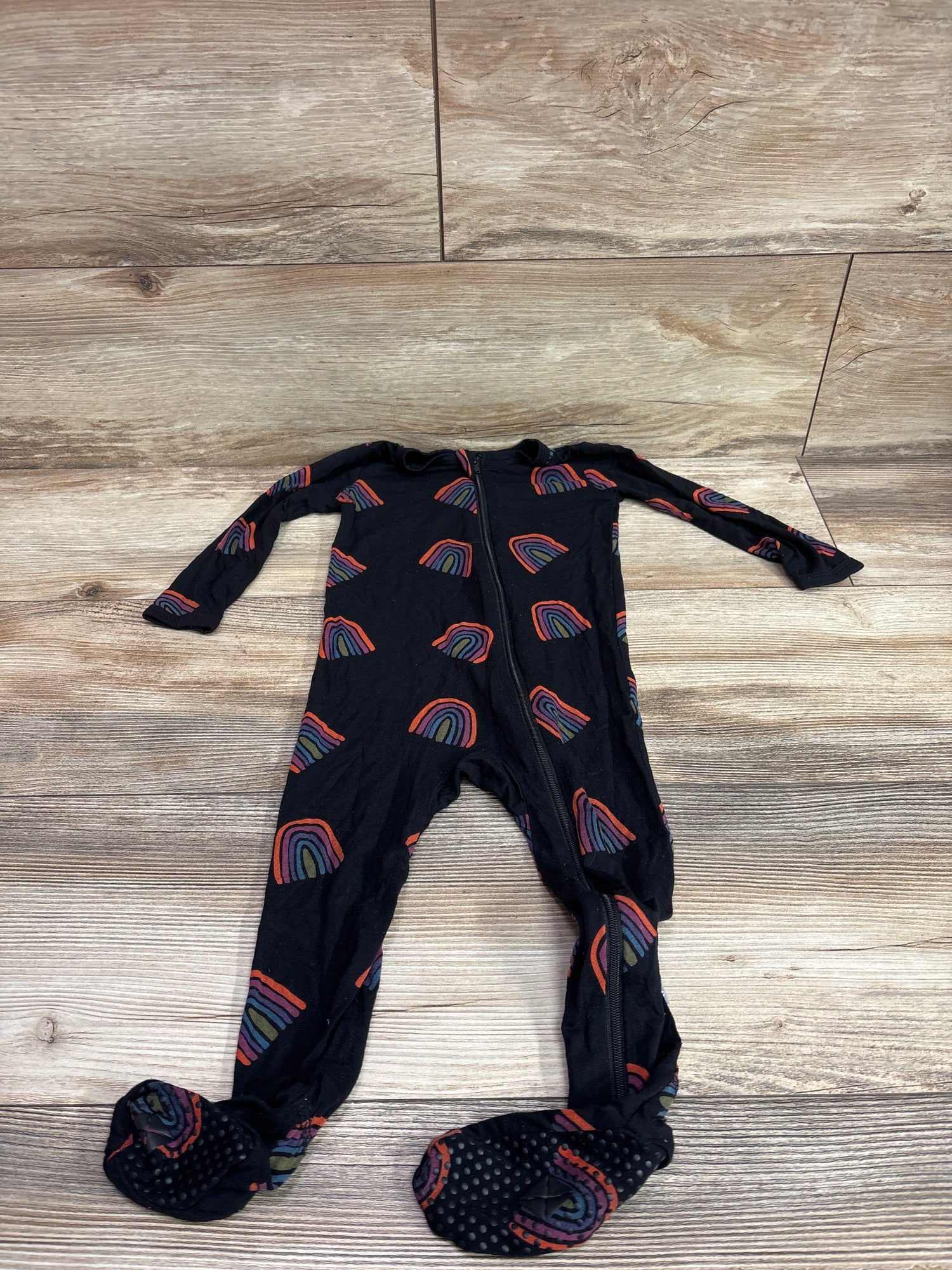 Kyte Baby Bamboo Zippered Footie in Black sz 18-24m