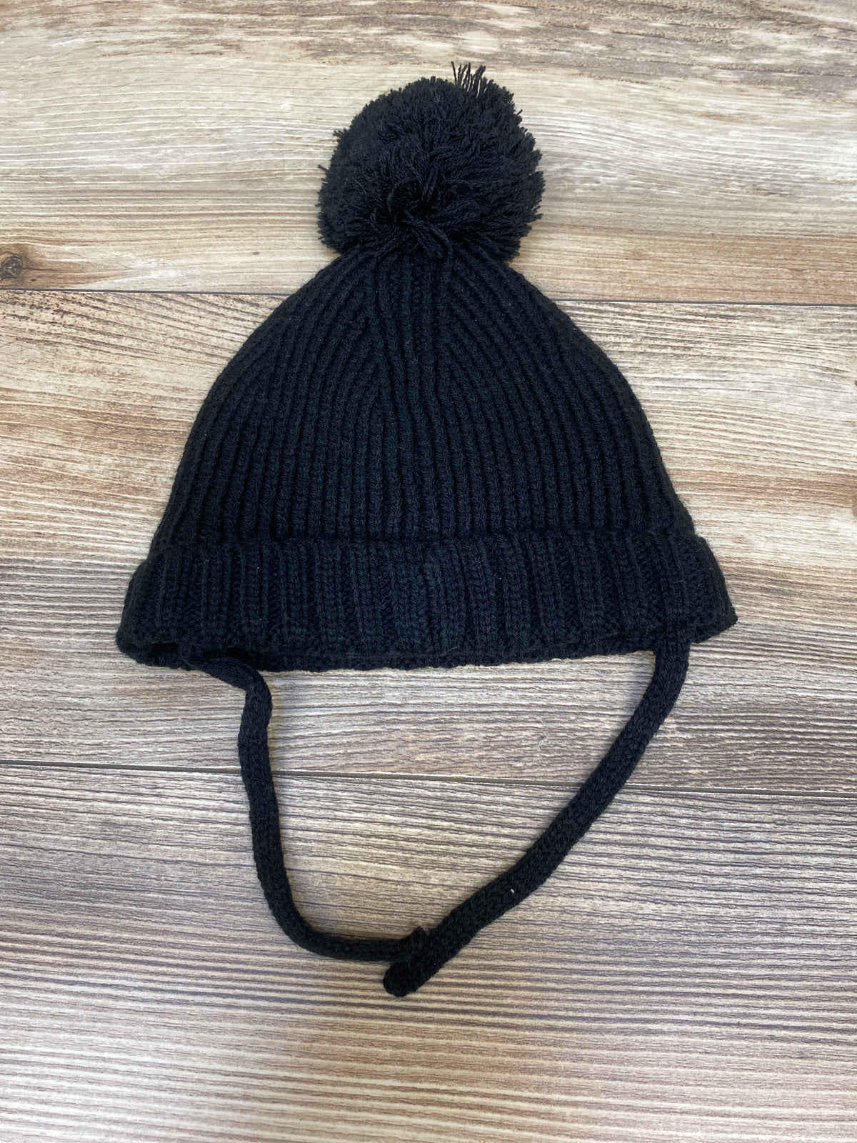 Zara Knit Pom-Pom Beanie Black One Size