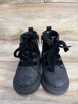 Cat & Jack Glitter Boots, Black sz 7c