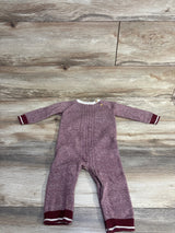 Cat & Jack Sweater Knit Coverall Red sz 12m