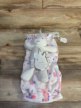 NEW DreamKids 2pc Plush Blanket & Unicorn Toy