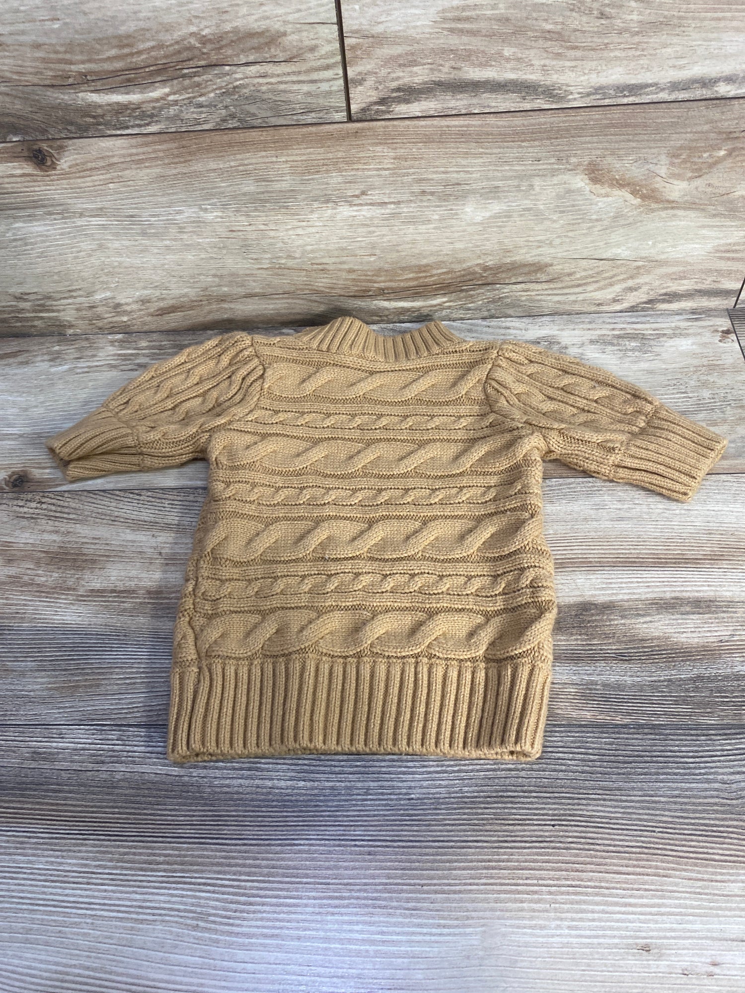 Janie & Jack Cable Knit Sweater Tan sz 2T