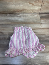 Anyday Striped Peplum Tank Top Ivory sz 12-18m