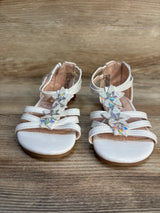 NEW Jumping Beans SO Tangelo Gladiator Sandals White sz 7c