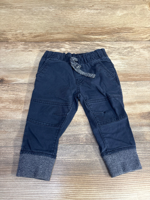 Cat & Jack Drawstring Jogger Pants Navy sz 12m - Me n Mommy To Be