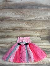 Disney Minnie Mouse Girls Hooded Cosplay Dress Pink sz 4/5