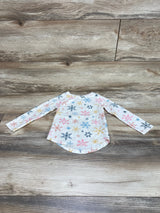 Cat & Jack Snowflake Shirt Cream sz 2T