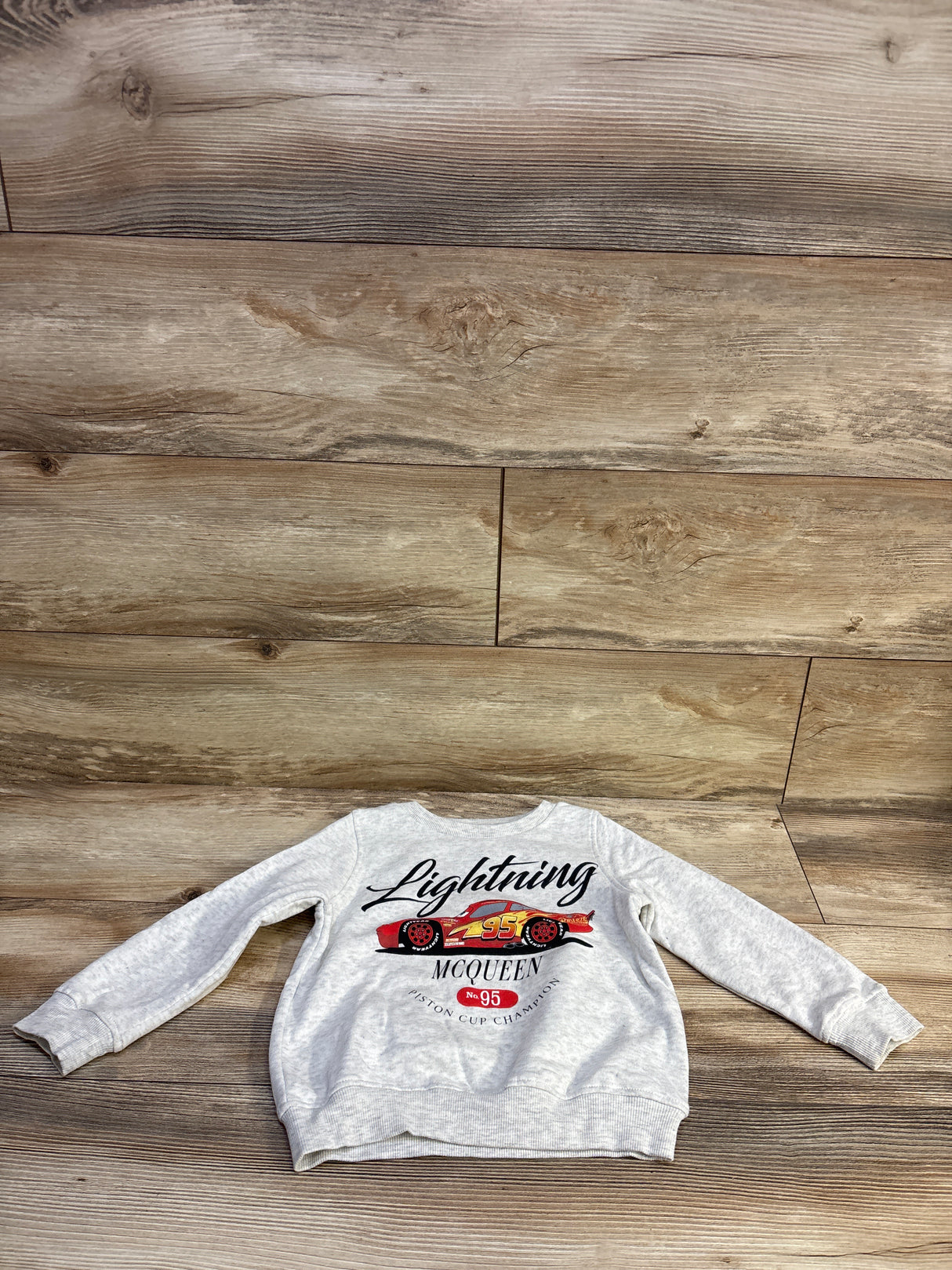 Disney Pixar Cars Pullover Sweatshirt Grey sz 3T