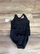 NEW Weissman Back-Cutout Leotard Black sz 4/5T