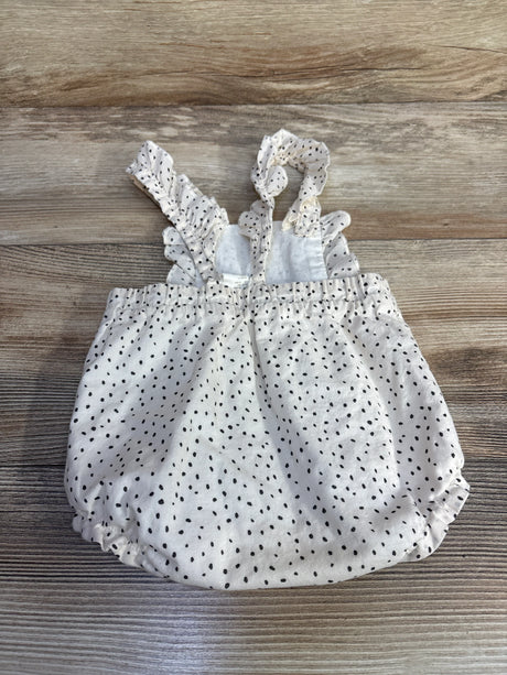 H&M Ruffle Bubble Romper Cream sz 6m - Me n Mommy To Be